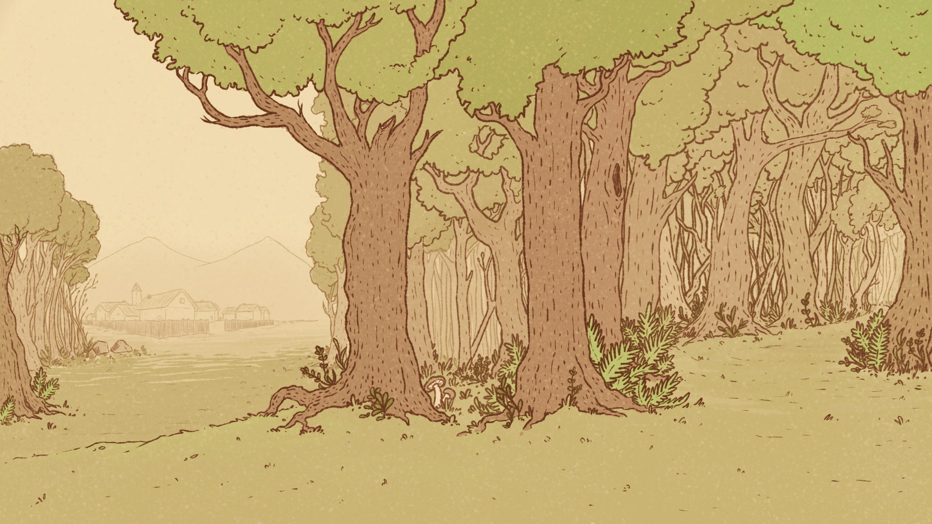 Forest from Leshi and the Village, Portal Punch Ltd.